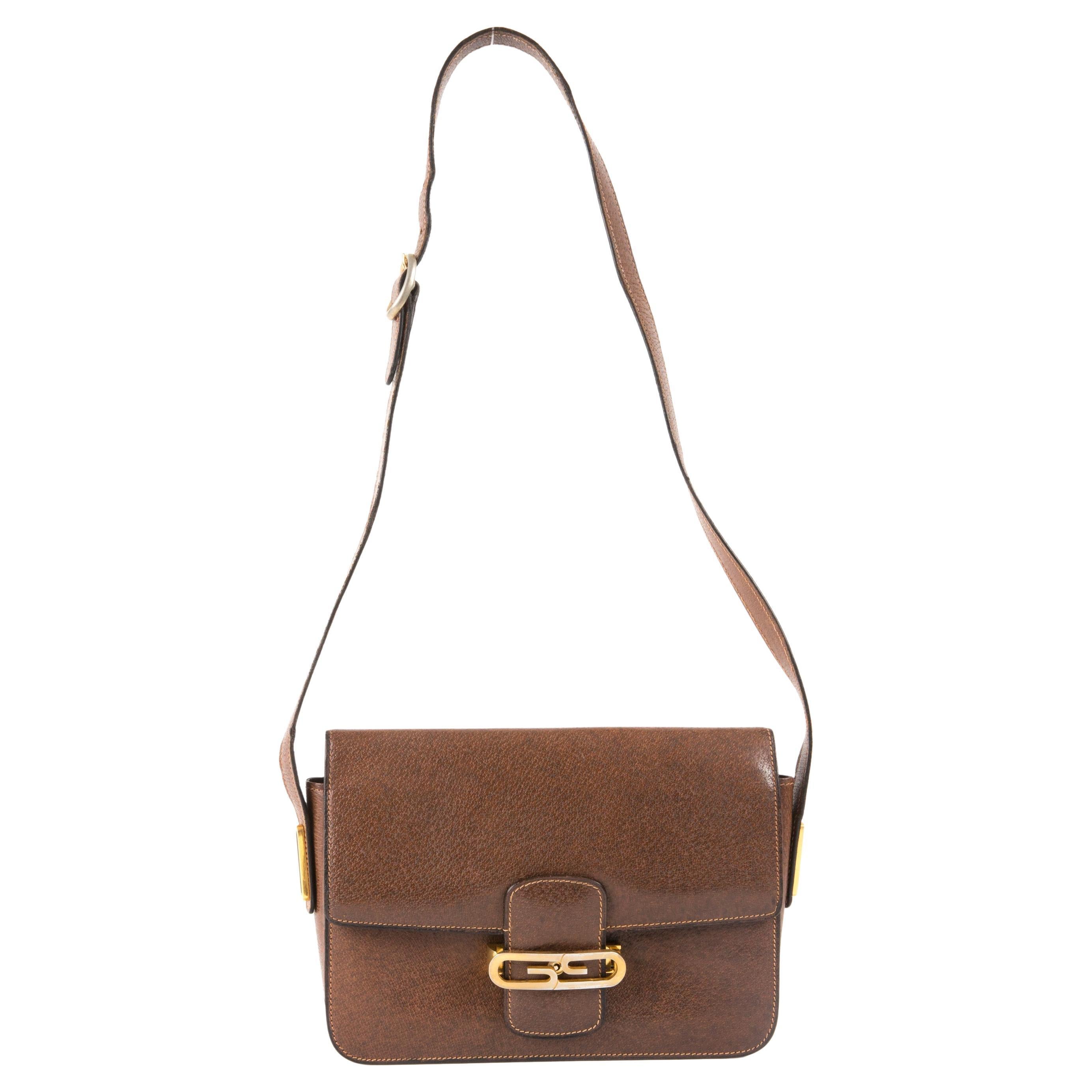 Gucci Borsa a tracolla in pelle di noce in vendita