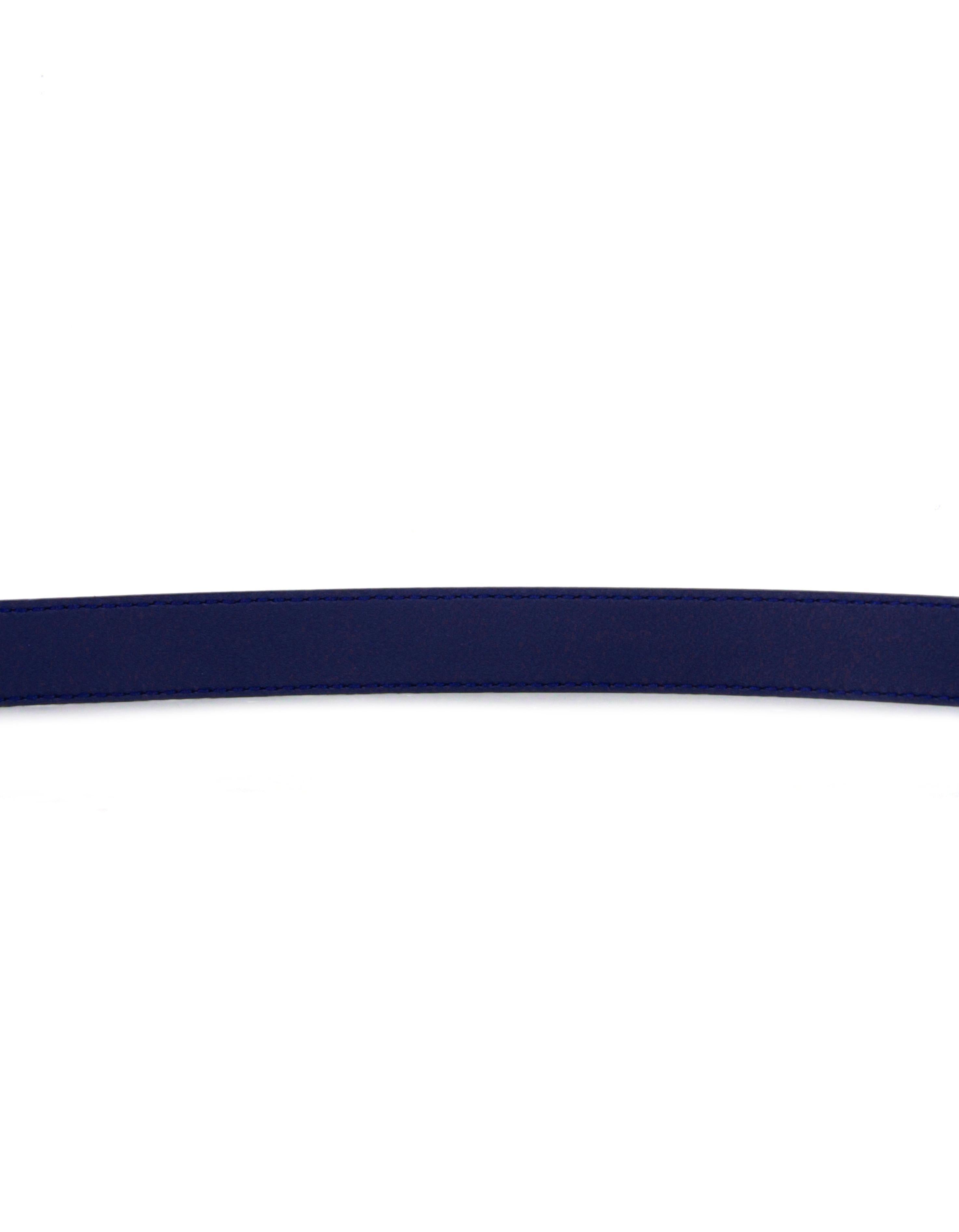 Black Gucci NWT Blue/Red/White Thin Marmont GG Logo Belt sz 95/38
