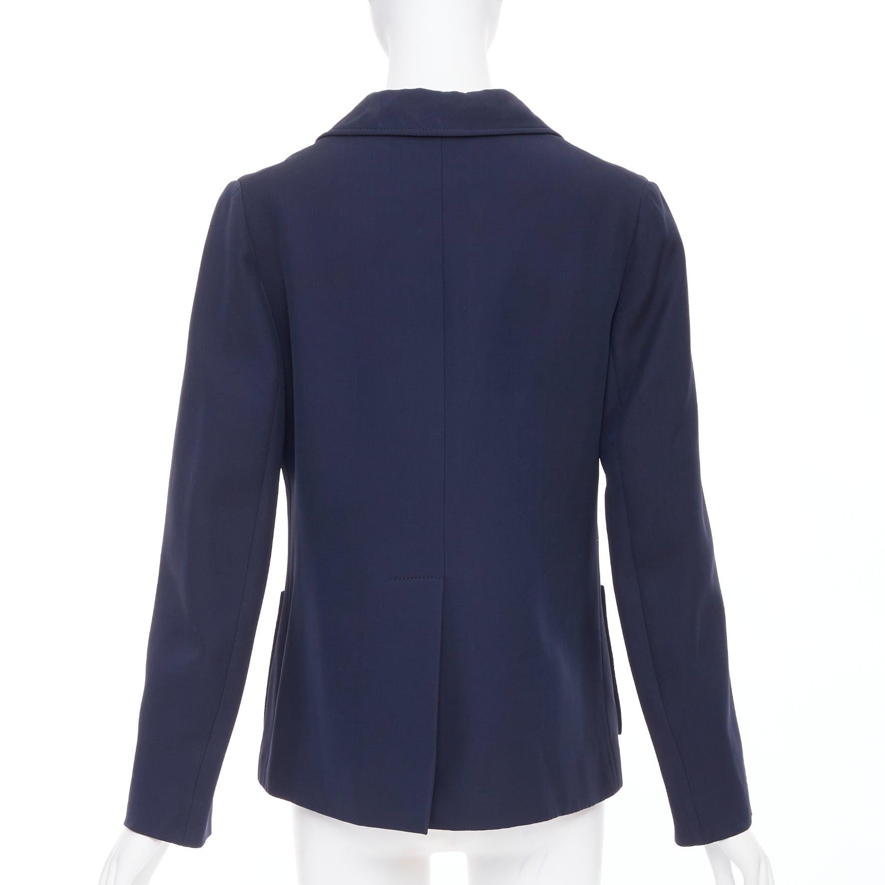 Gucci NY Yankees 2018 Alessandro Michele giacca blazer in lana e seta color navy IT42 M. in vendita 1