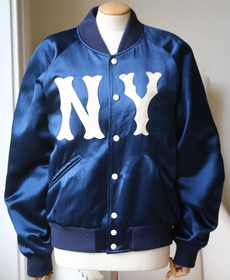 Gucci NY Yankees Appliqu d Satin Bomber Jacket at 1stDibs gucci