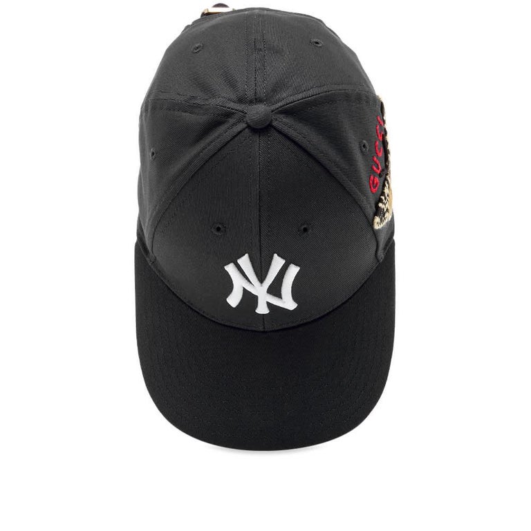 Gucci NY Yankees Patch Canvas Baseball Cap at 1stDibs | gucci yankees hat, new york yankees gucci cap, ny cap