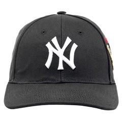 Gucci NY Yankees Patch Canvas Baseballkappe