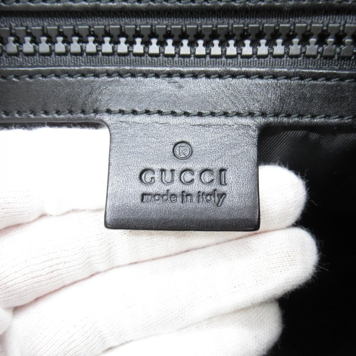 Gucci Nylon Black Web Detail Techno Backpack For Sale 1