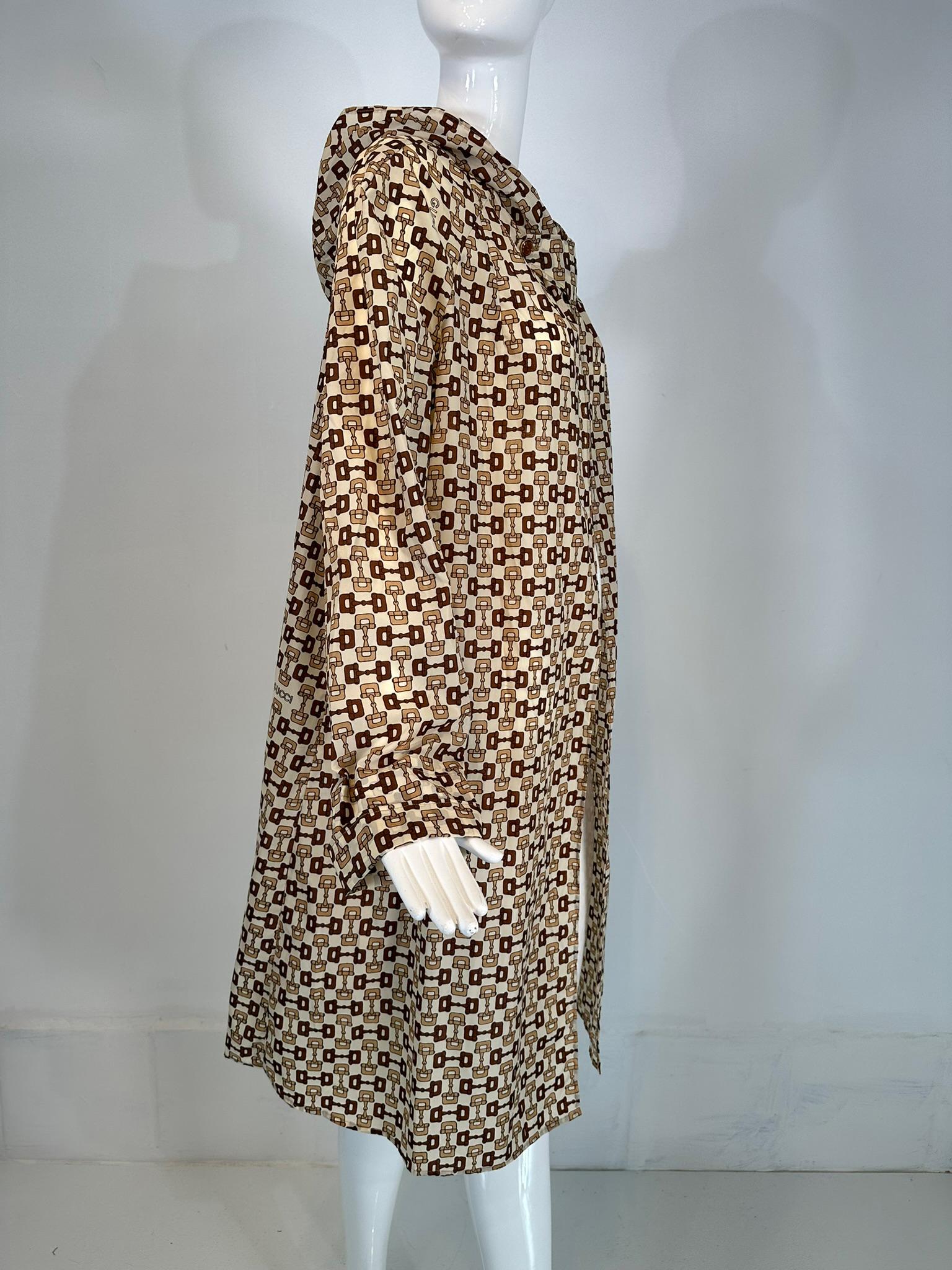 Gucci Nylon Travel Hooded  Rain Coat & Carry Pouch Vintage 1960s 4