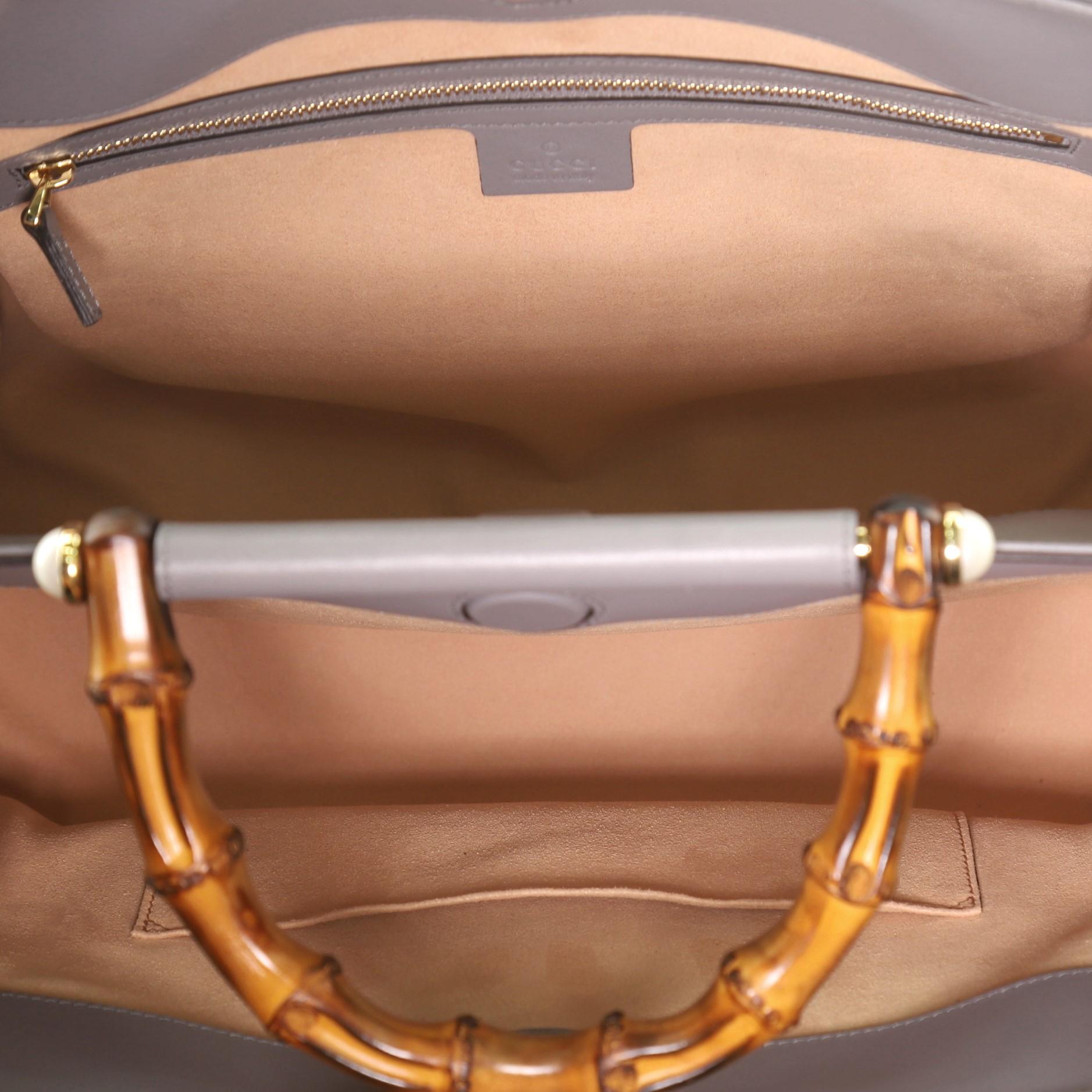 Women's or Men's Gucci Nymphaea Top Handle Bag Leather Medium 