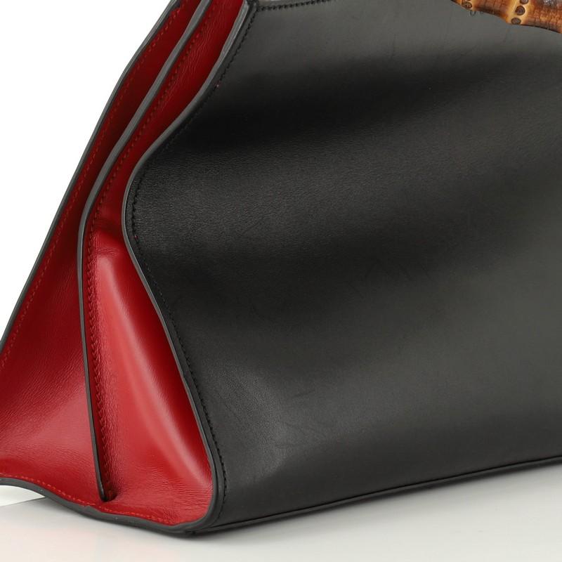 Gucci Nymphaea Top Handle Bag Leather Medium  3