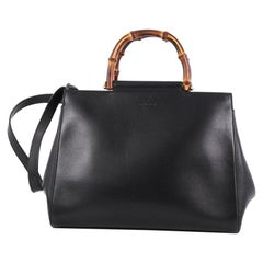 Gucci Nymphaea Top Handle Bag Leather Medium
