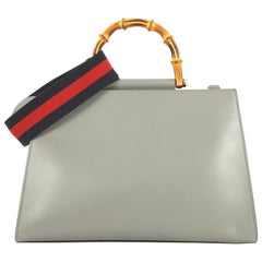 Gucci Nymphaea Top Handle Bag Leather Medium
