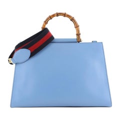 Gucci Nymphaea Top Handle Bag Leather Medium