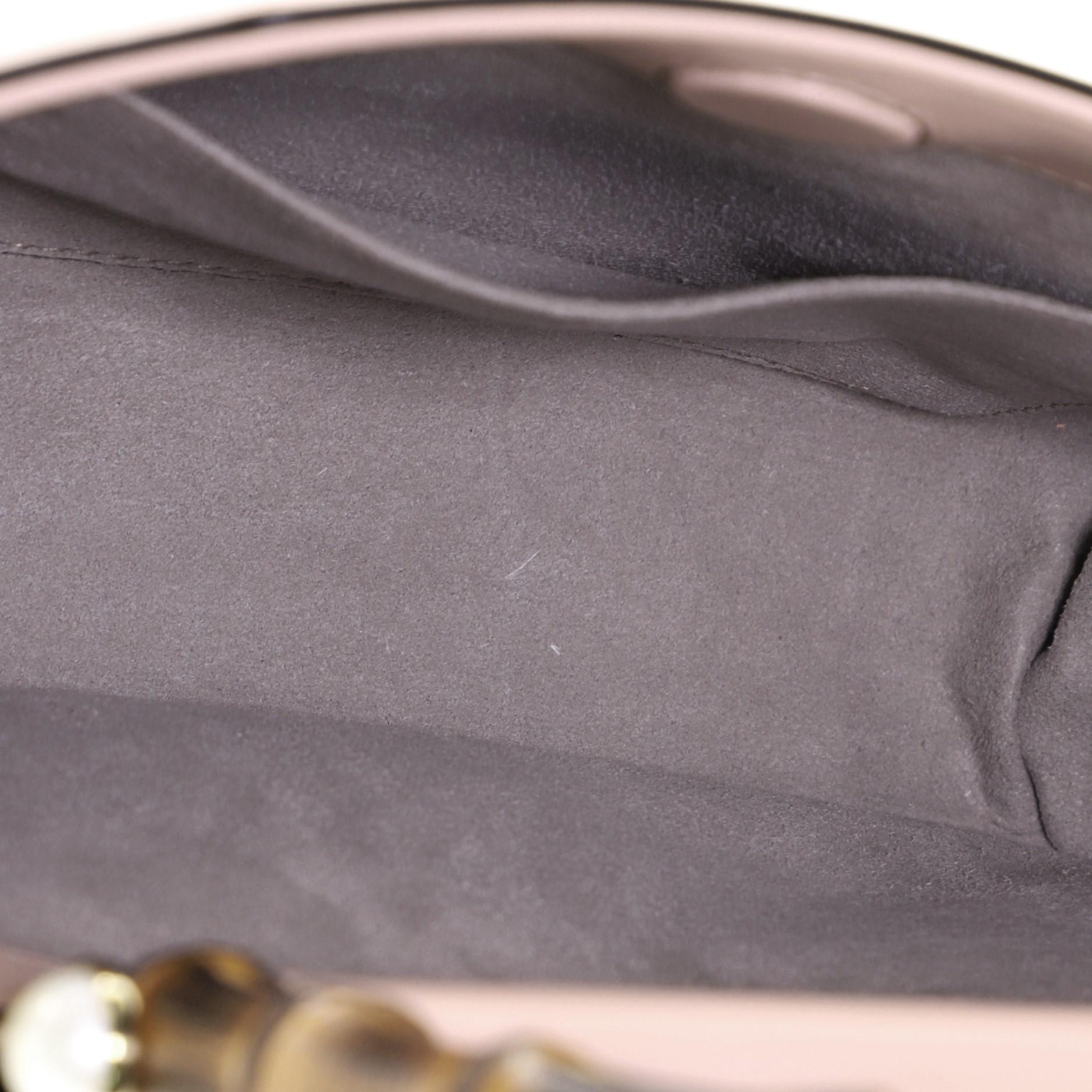 Gucci Nymphaea Top Handle Bag Leather Mini 1