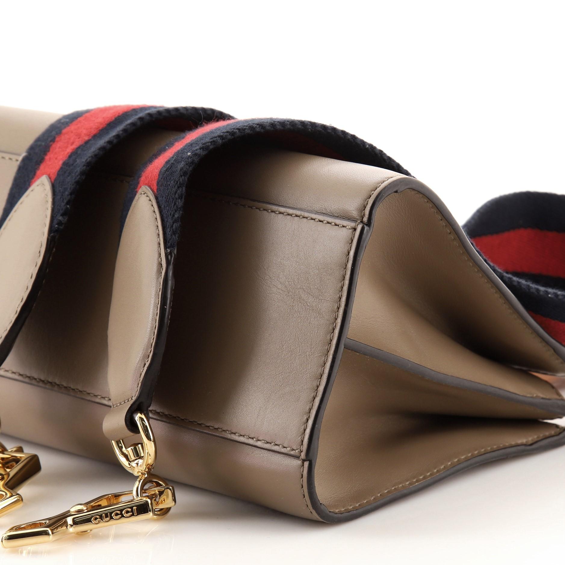 Gucci Nymphaea Top Handle Bag Leather Mini 1