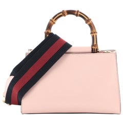 Gucci Pink And White Calfskin Small Nymphaea Top Handle Bag Gold Hardware  Available For Immediate Sale At Sotheby's