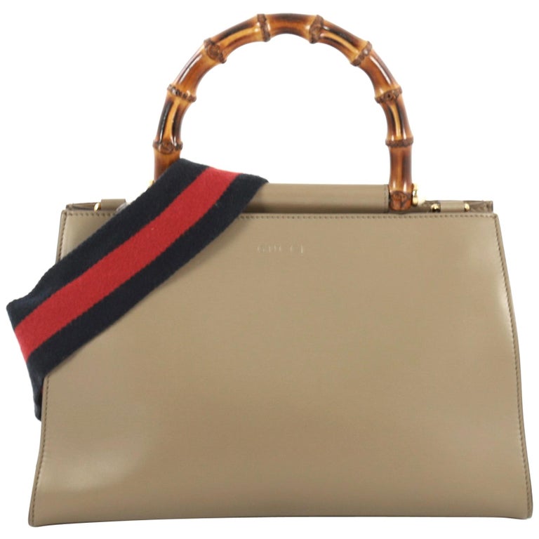 Gucci Nymphaea Top Handle Bag Leather Small at 1stDibs