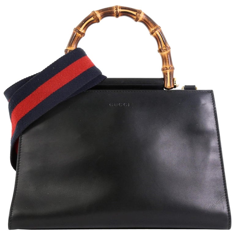 Gucci Nymphaea Top Handle Bag Leather Small at 1stDibs