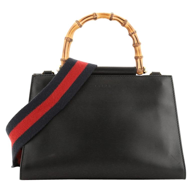 Gucci Nymphaea Top Handle Bag Leather Small