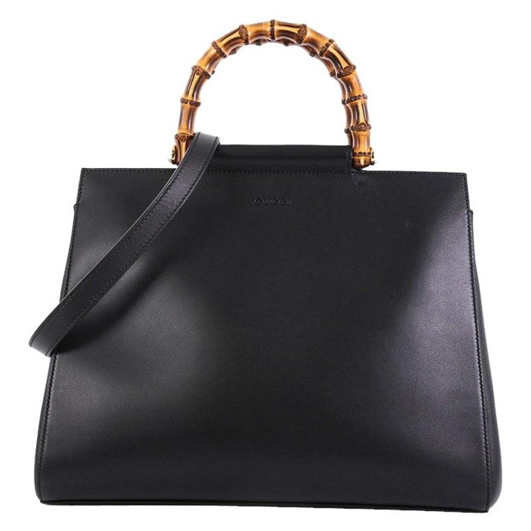 Gucci Nymphaea Tote Leather Medium at 1stDibs