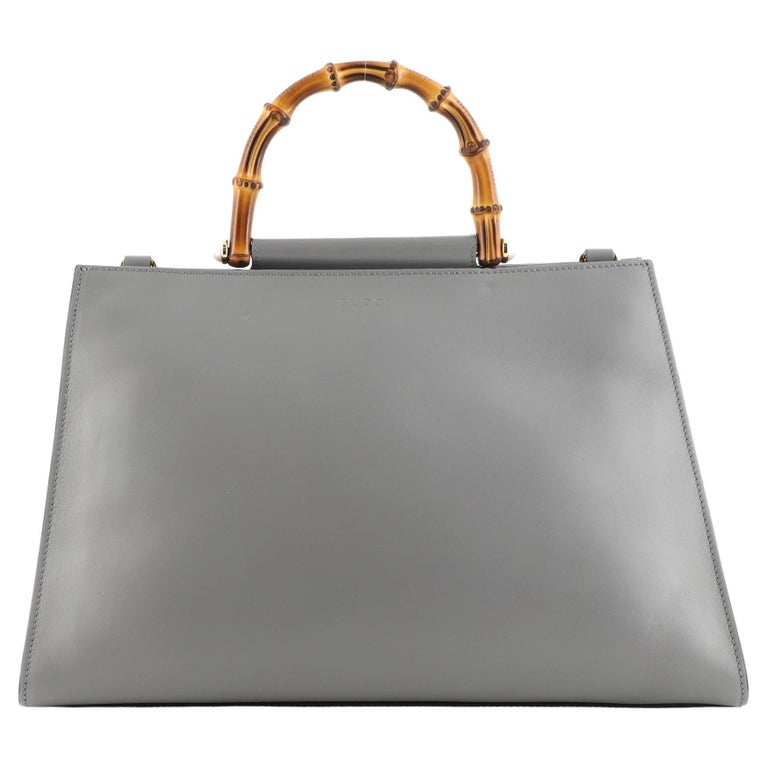 Gucci Nymphaea Tote Leather Medium at 1stDibs