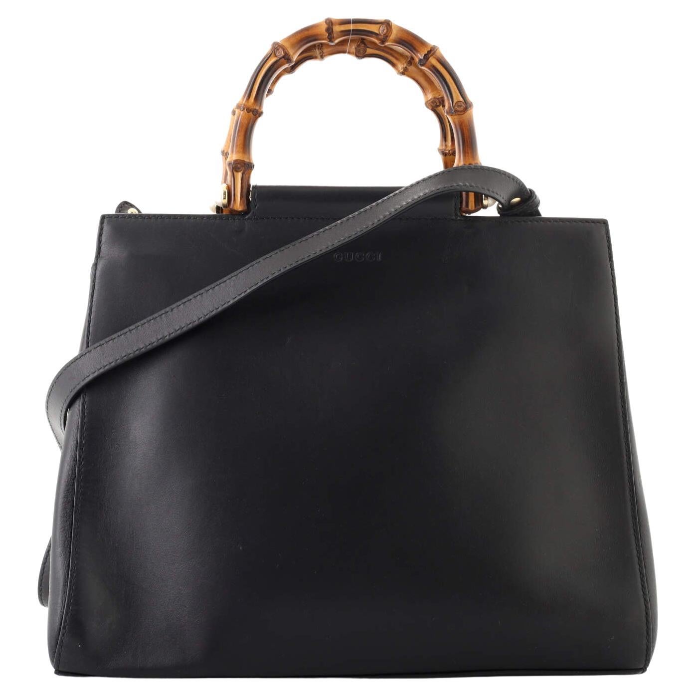 Gucci Nymphaea Tote Leather Medium at 1stDibs