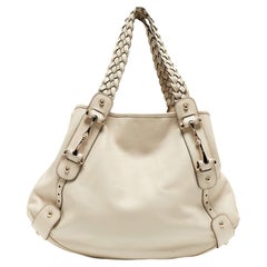 Gucci Of White Leather Pelham Hobo