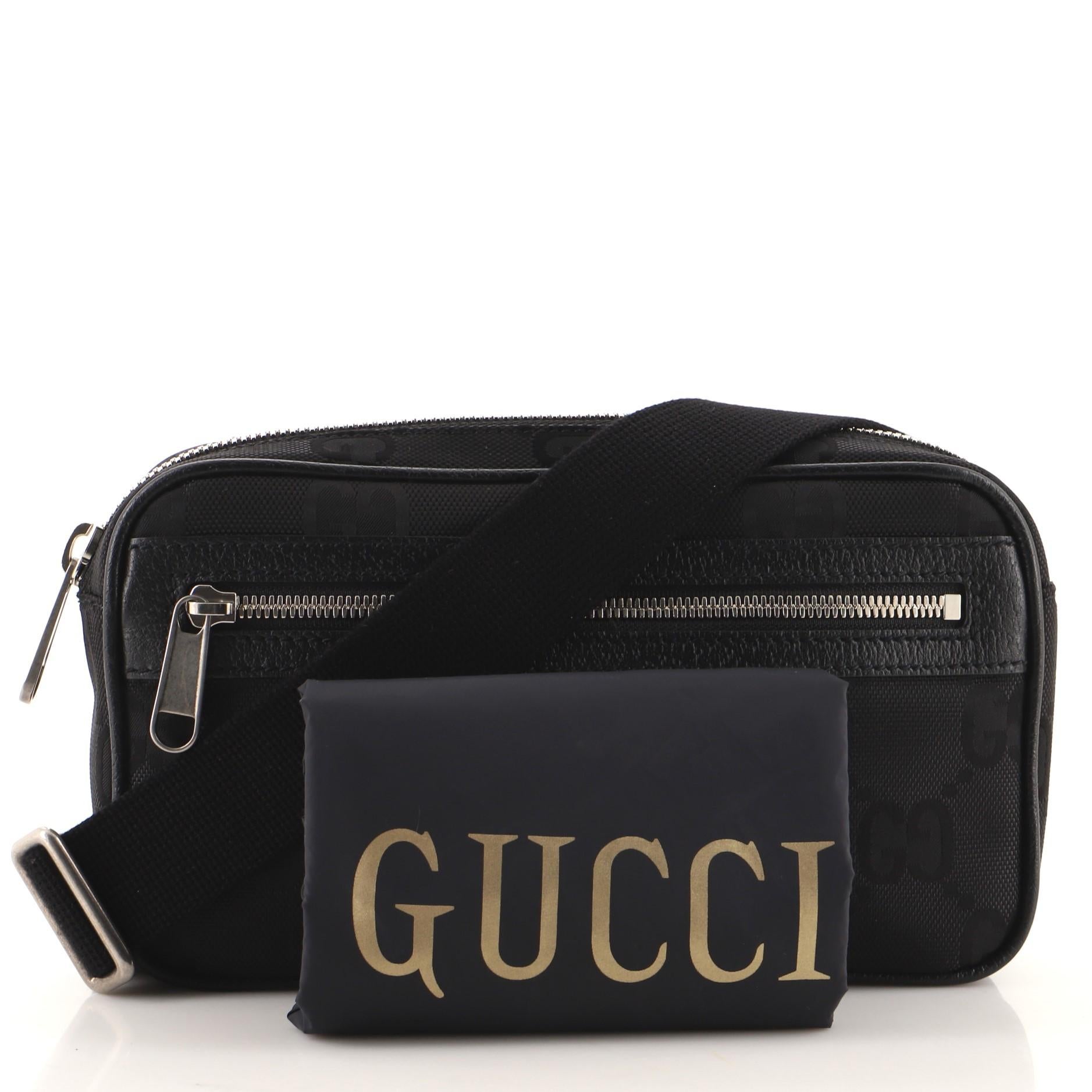 Gucci Pink Monogram Off The Grid Bum Bag Belt Pack Fanny Waist 1GK0406C