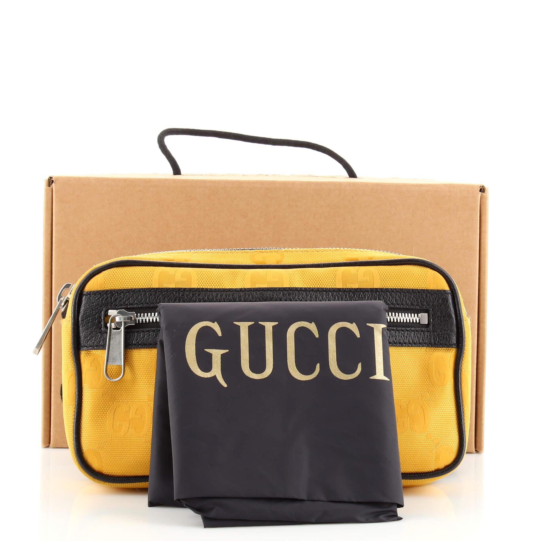 Gucci belt bag shop yellow and black