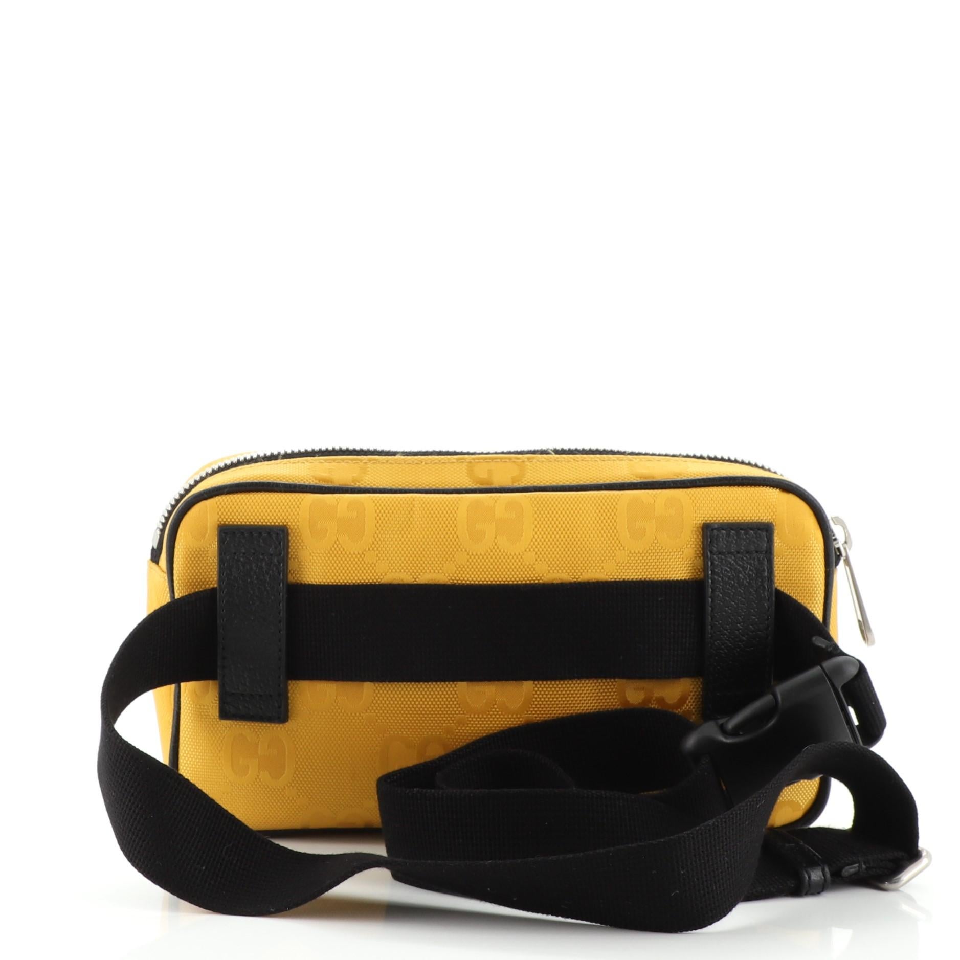 Orange Gucci Off The Grid Belt Bag GG Econyl