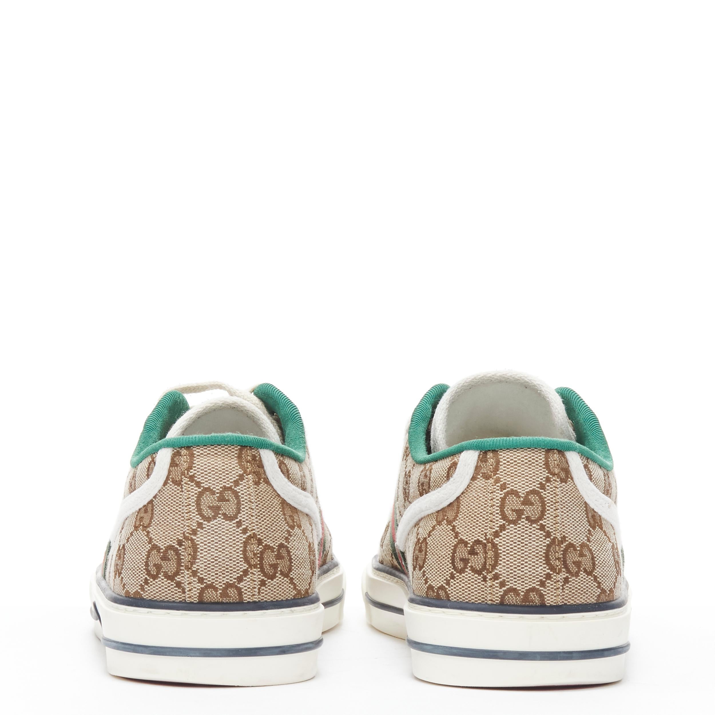 GUCCI Off The Grid Tennis 1977 monogram web low top sneaker UK8.5 EU42.5 In Excellent Condition In Hong Kong, NT