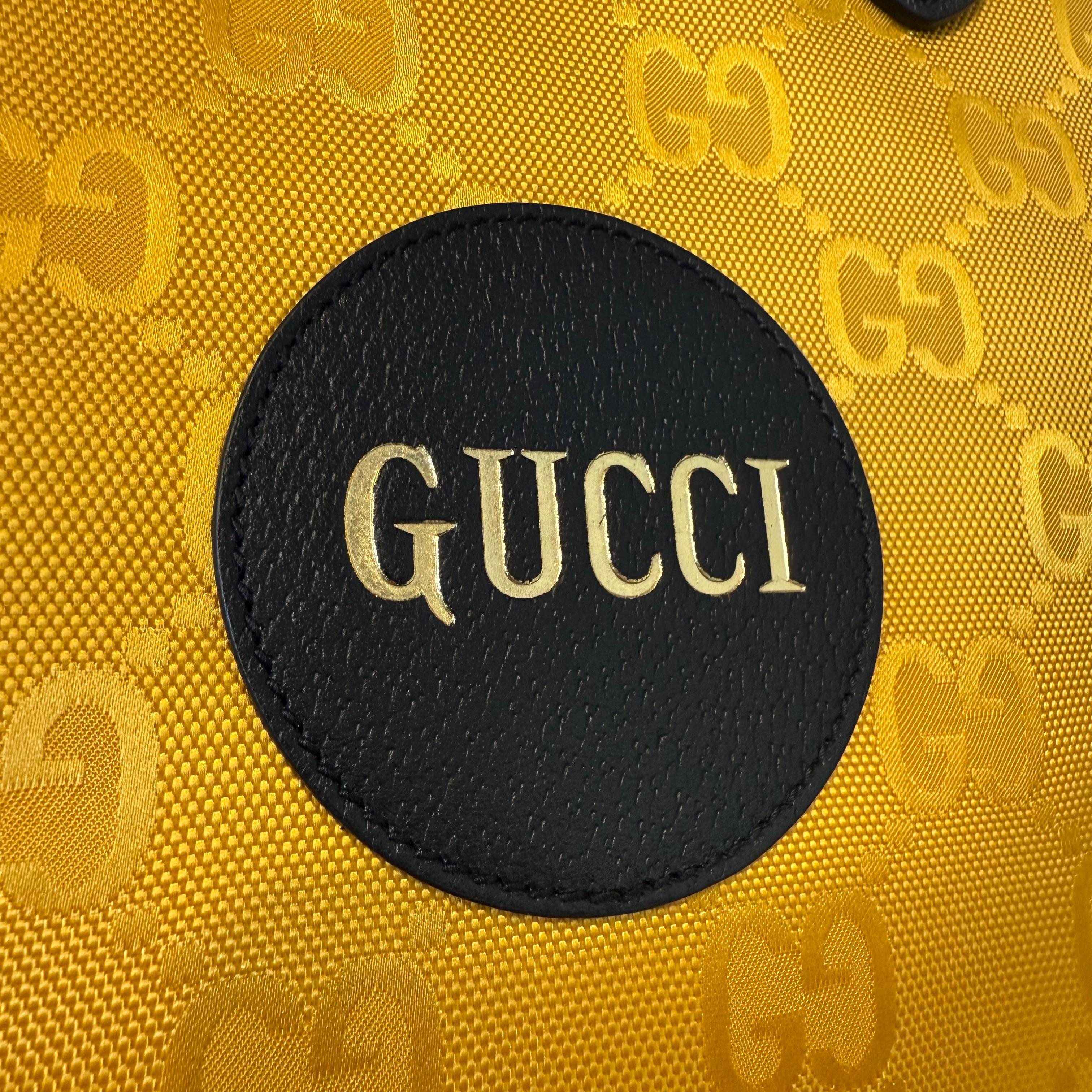 Gucci Off The Grid Yellow Nylon Bag im Zustand „Hervorragend“ im Angebot in Gazzaniga (BG), IT