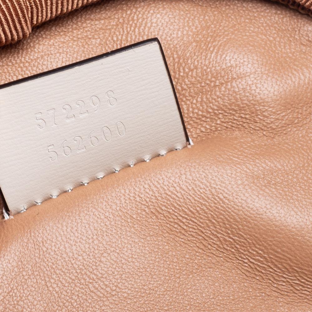 Gucci Off Whie Leather Trapuntata Crossbody Bag 7