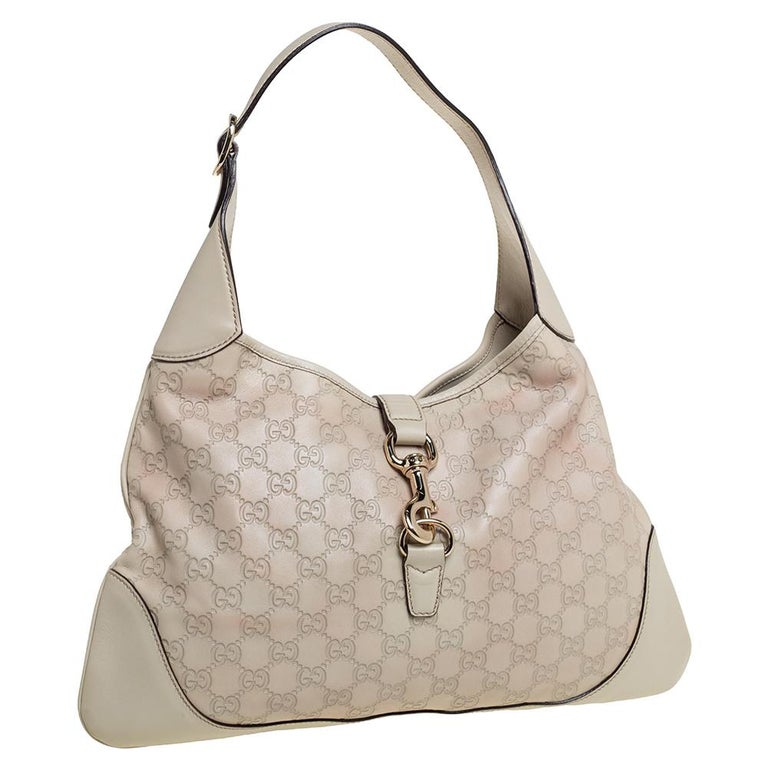 Gucci Jackie 1961 Medium Shoulder Bag, White, Leather