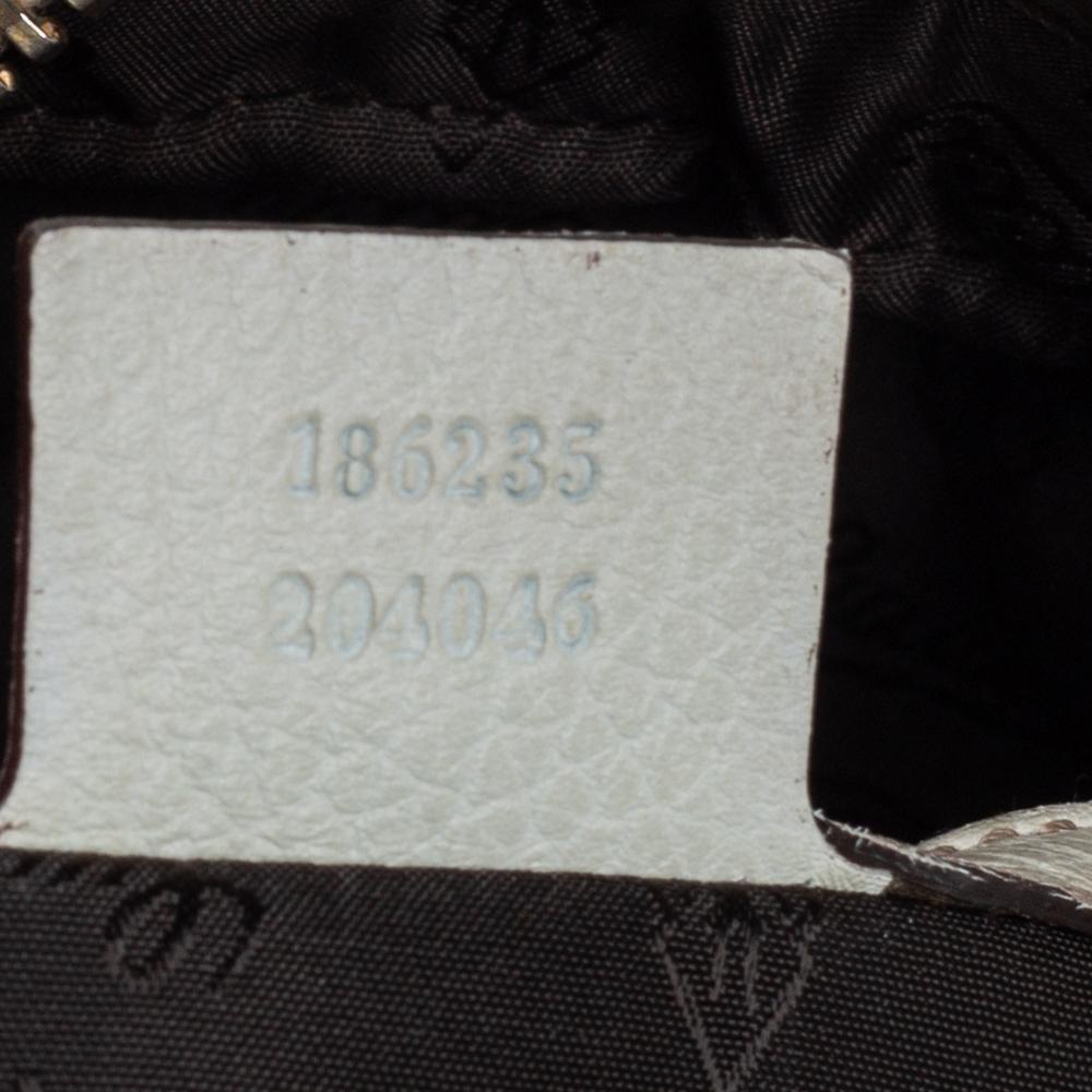 Women's Gucci Off White Leather Aviatrix Boston Bag