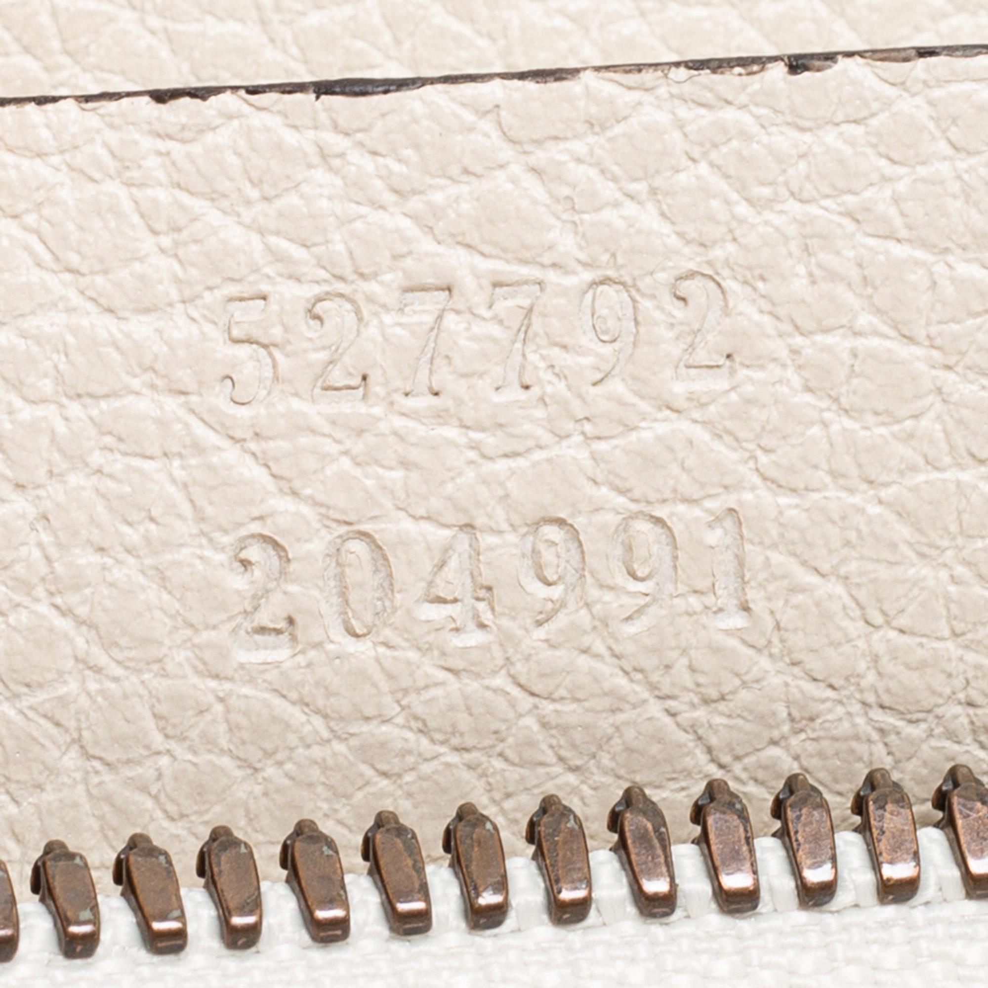 Gucci Off White Leather Logo Web Belt Bag 5