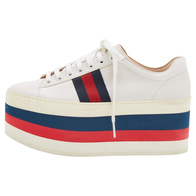 Gucci Platform Sneakers - 3 For Sale on 1stDibs | gucci black platform  sneakers, gucci white platform sneakers, gucci platform sneakers black