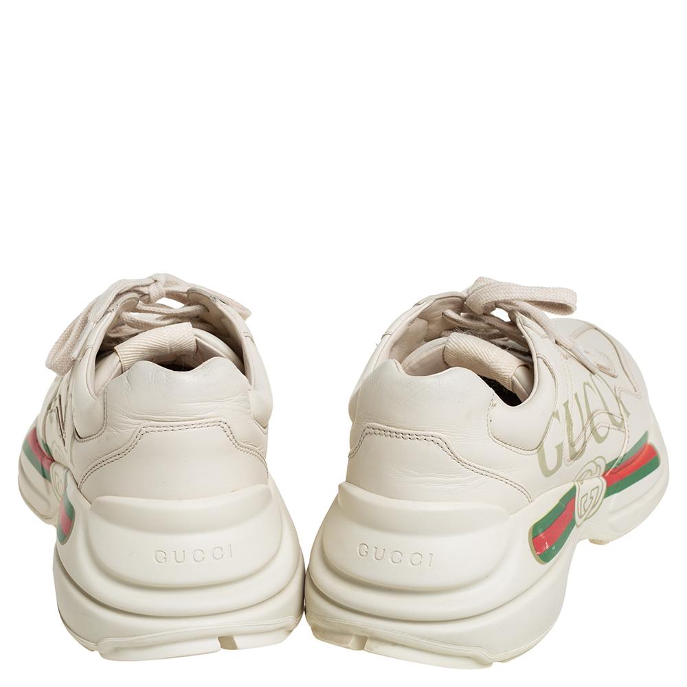 gucci off-white rhyton sneakers