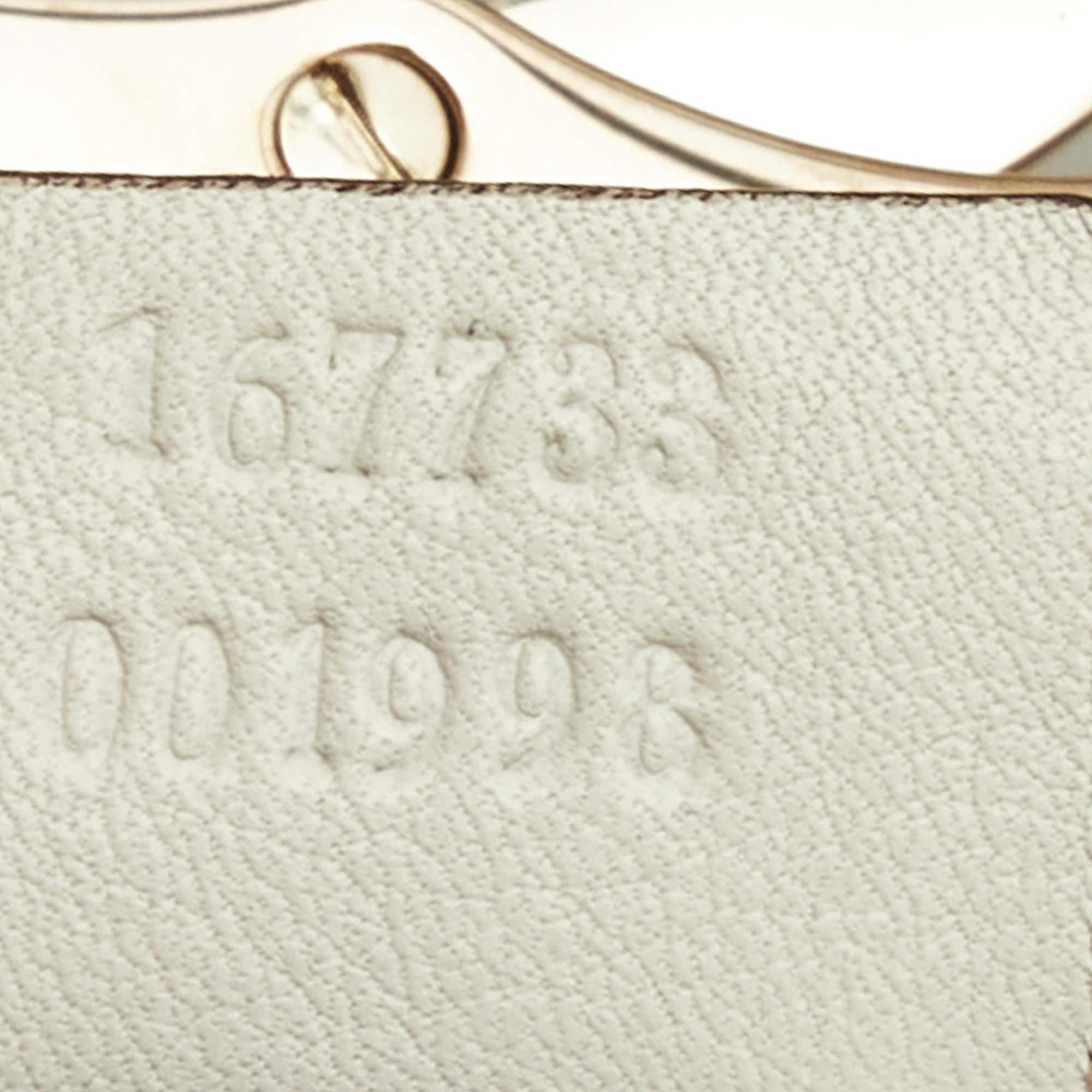 Gucci Off White Leather Small Britt Tassel Hobo 2