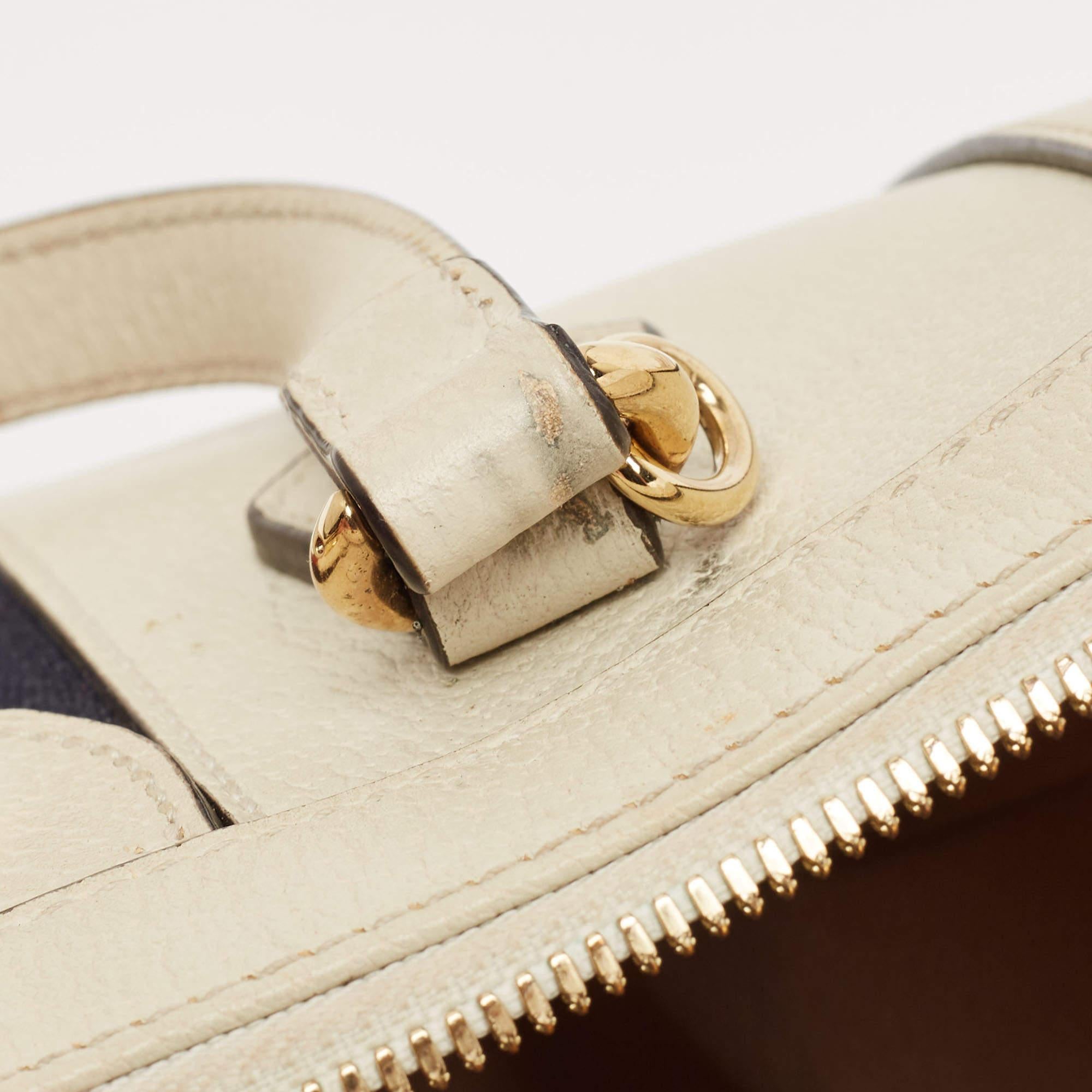 Gucci Off White Leather Small Ophidia Tote 1