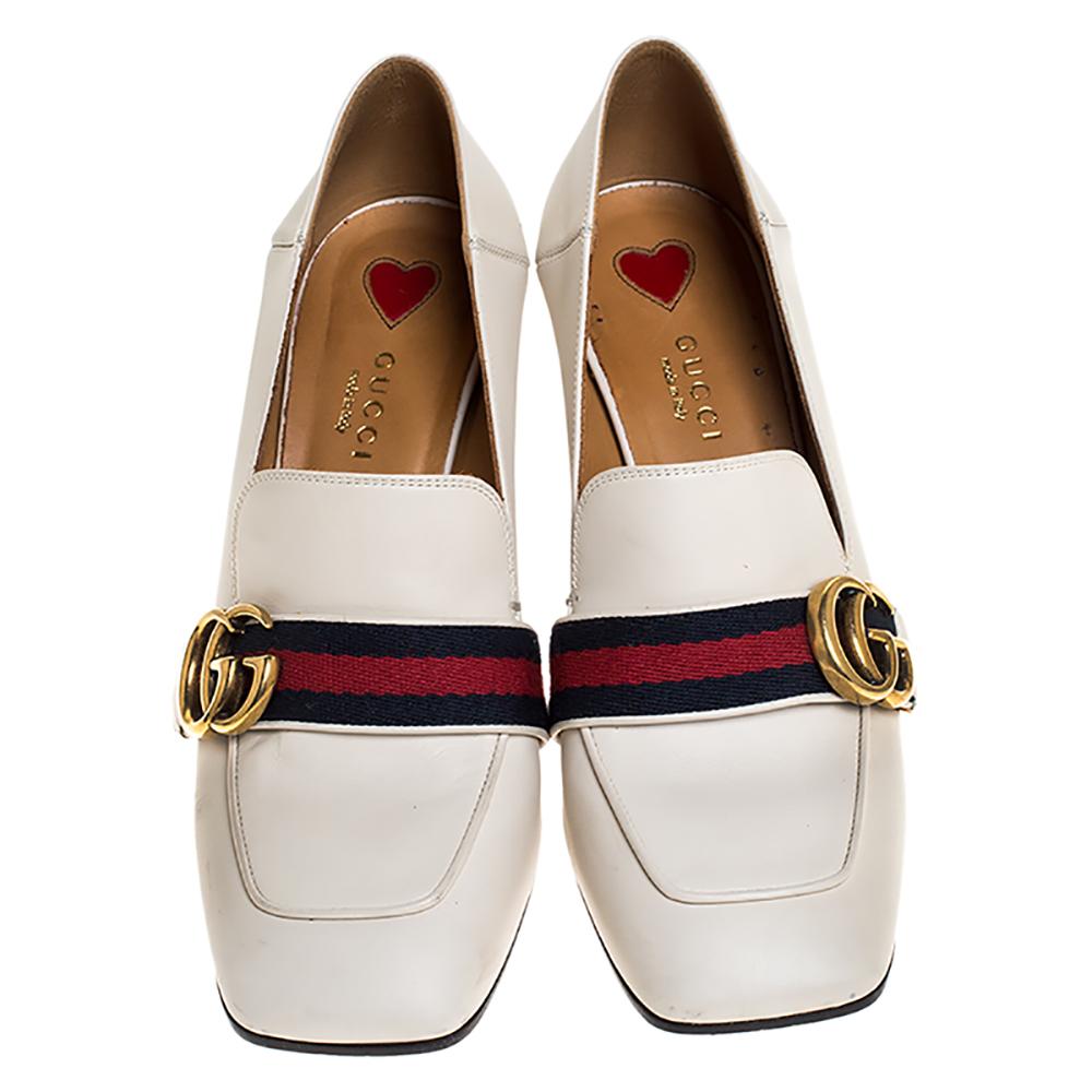 gucci marmont loafer heels