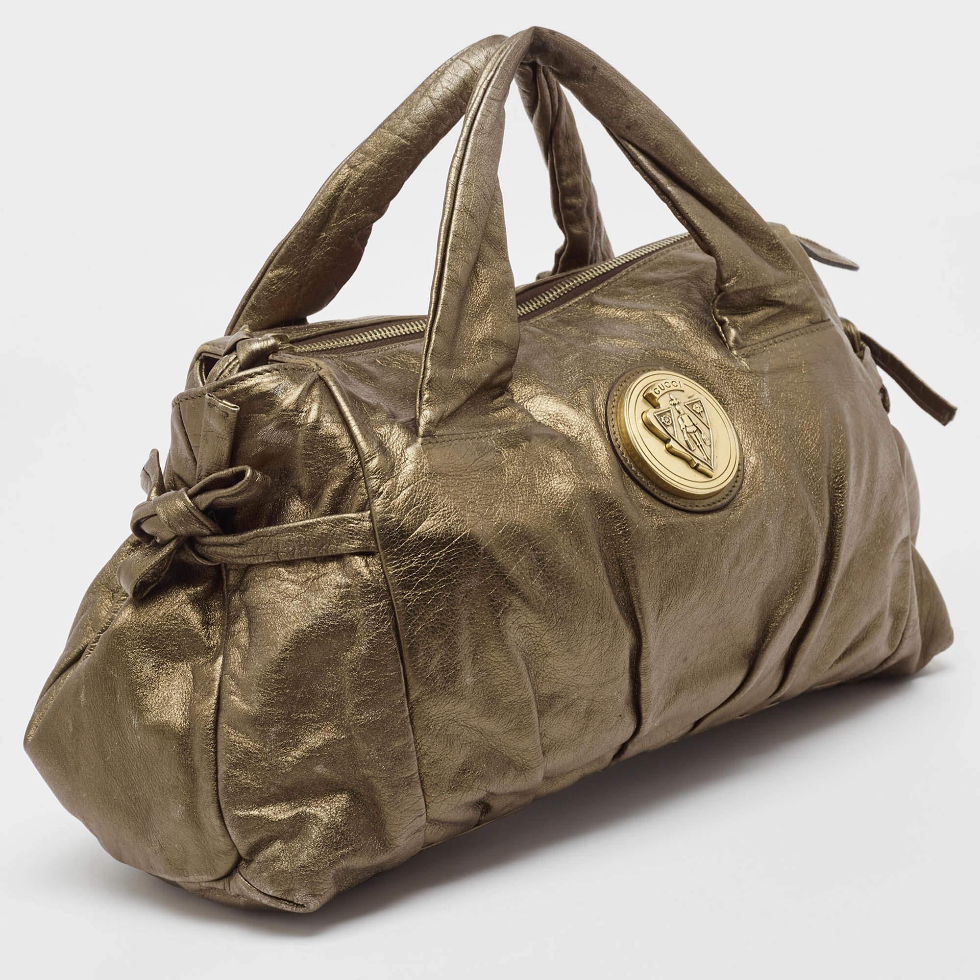 Bolso Gucci Hysteria de piel verde oliva en Bueno Estado en Dubai, Al Qouz 2