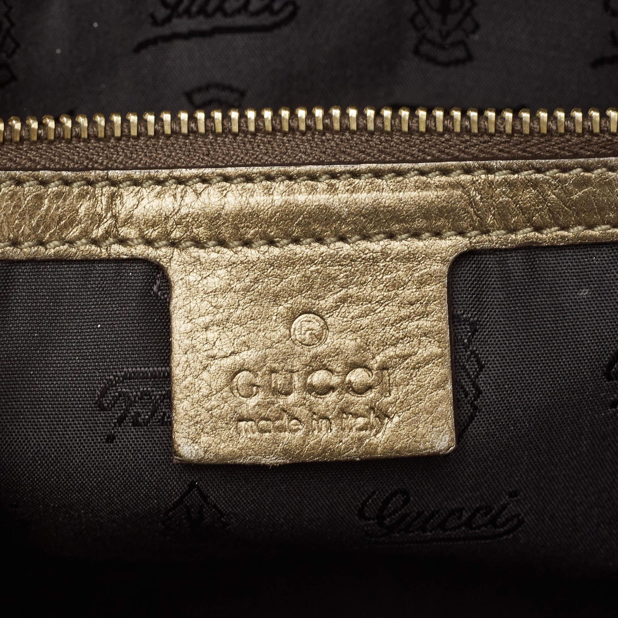 Bolso Gucci Hysteria de piel verde oliva 4