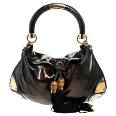 Gucci Ombre Patent Leather Medium Babouska Indy Hobo
