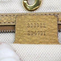 Gucci Ombre Soho Tassel Gold Chain Tote 870595 Beaige Leather Shoulder Bag