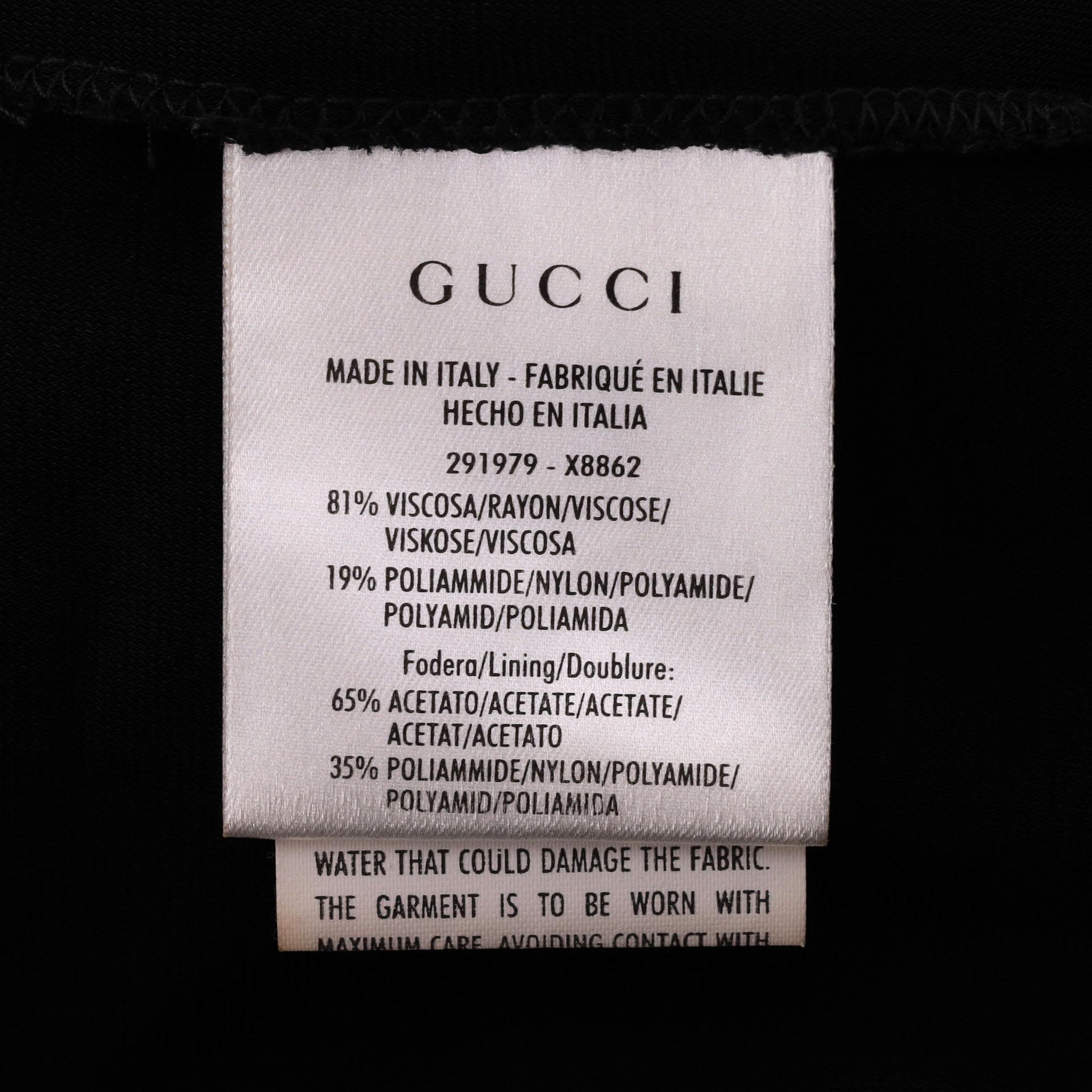 Gucci One-Shoulder Brooch & Chain Strap Detail Dress For Sale 2