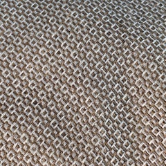 Gucci One Size Blue Grey Checkered Silk Tie (cravate en soie à carreaux)