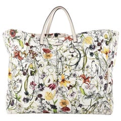 Gucci Open Tote Flora Canvas Large