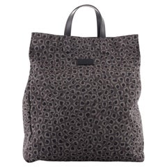 Gucci Open Tote Printed Canvas Tall