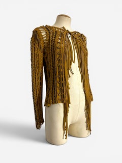 Gucci Openwork Lace Up Runway Jacket, 2010