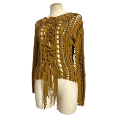 Gucci Openwork Lace Up Runway Jacket, 2010