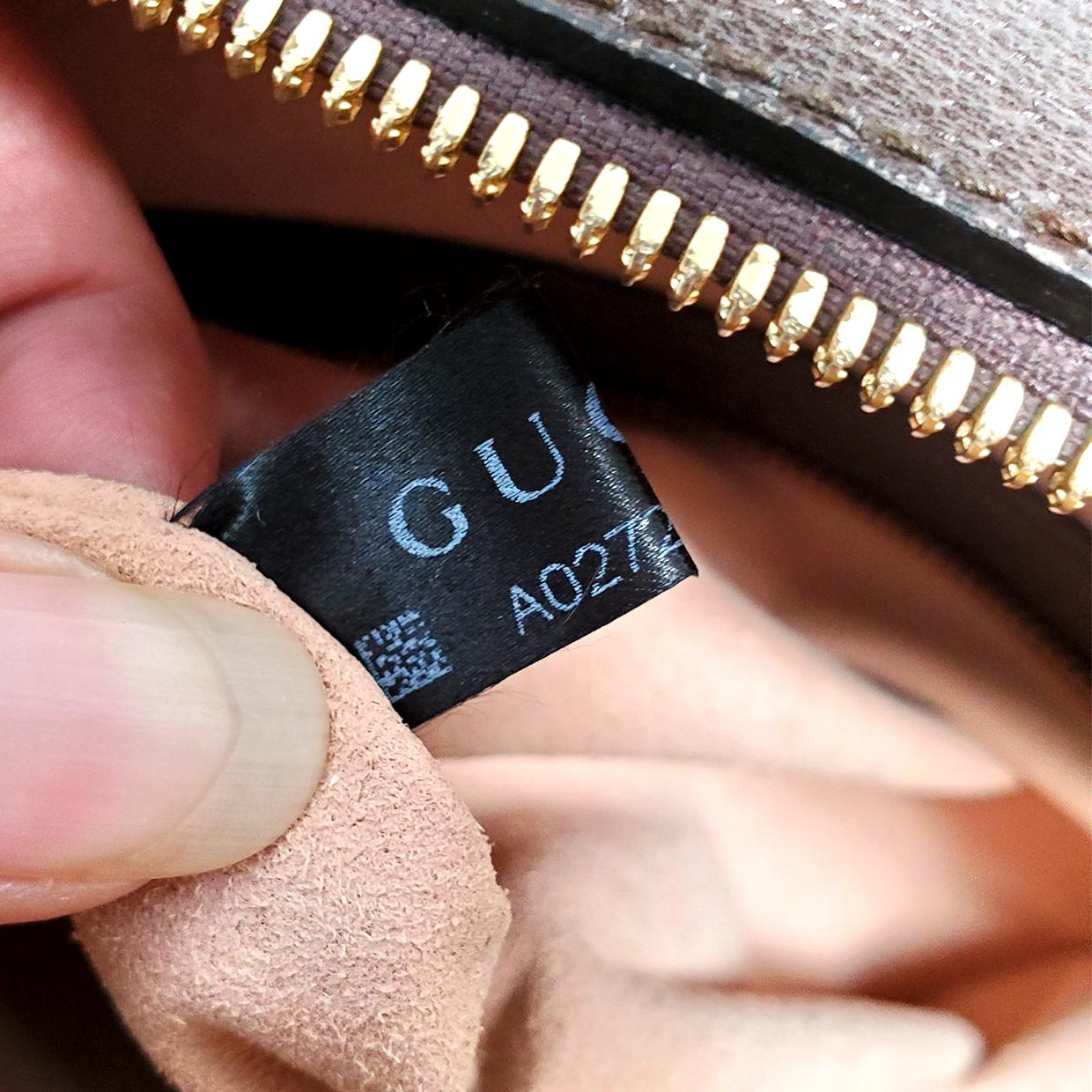 Women's Gucci Ophelia Brown GG Supreme Top Handle Handbag