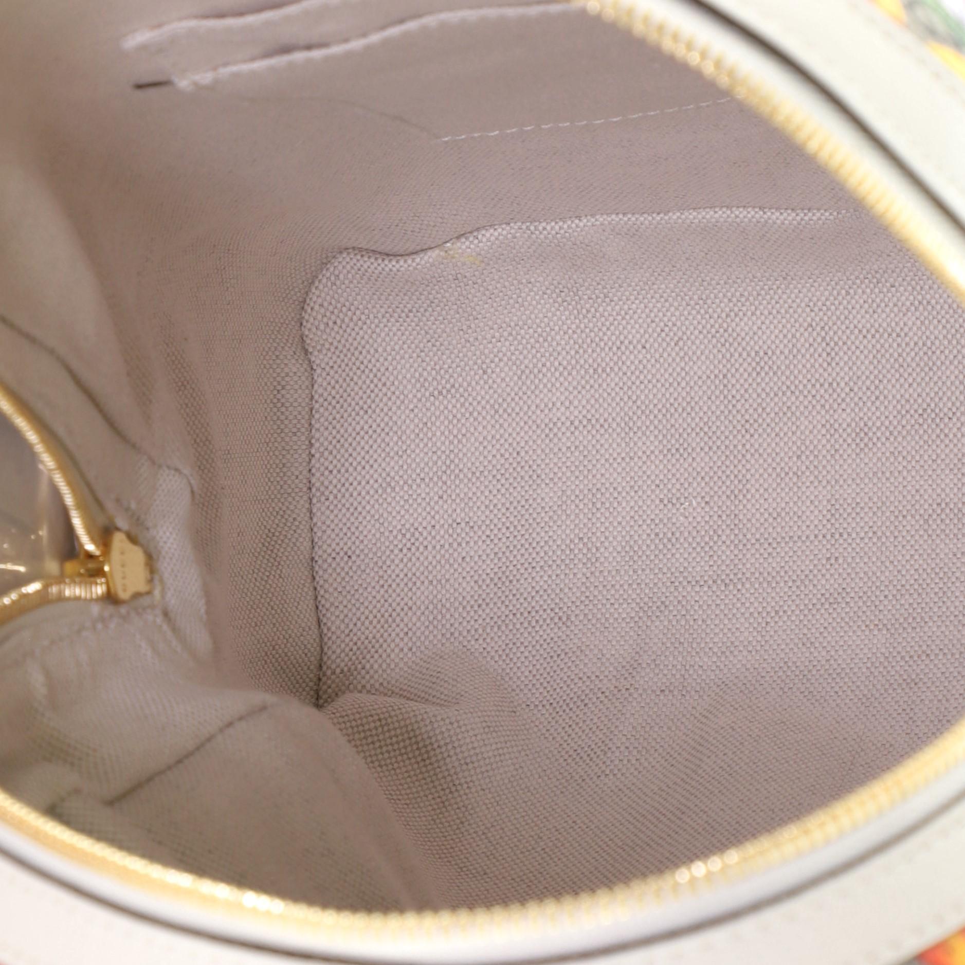 Gucci - Sac à dos Ophidia Flora GG en toile enduite petit modèle 1