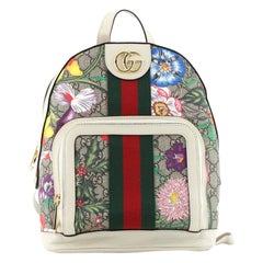 Gucci Ophidia Backpack Flora GG Coated Canvas Small